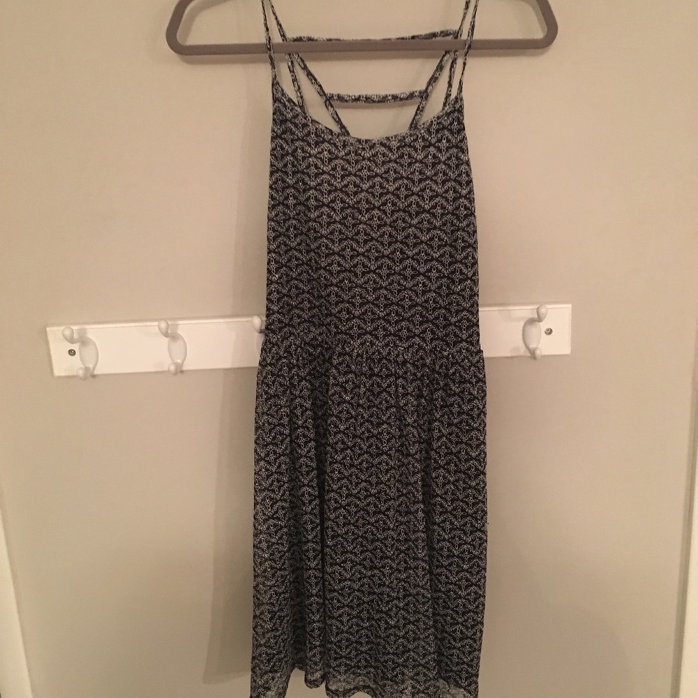 Black and White Pattern Dress